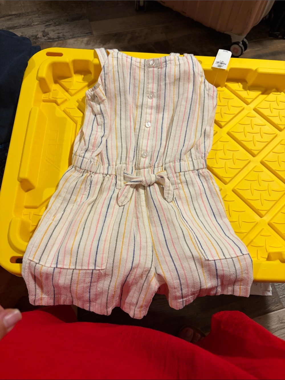 Old Navy Multicolor Stripe Sleeveless Romper